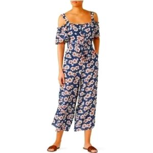 M.i.h jeans elodie silk floral print romper small